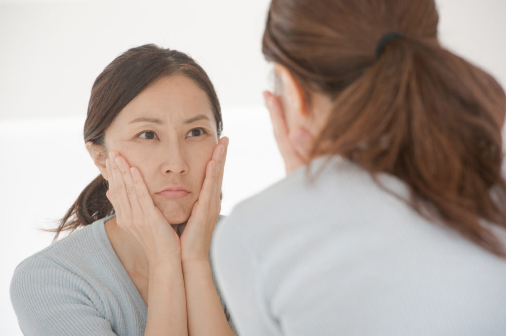 シワができると一気に老け顔になる